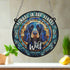 Cocker (Working) Black Memorial Stained Glass Effect Suncatcher